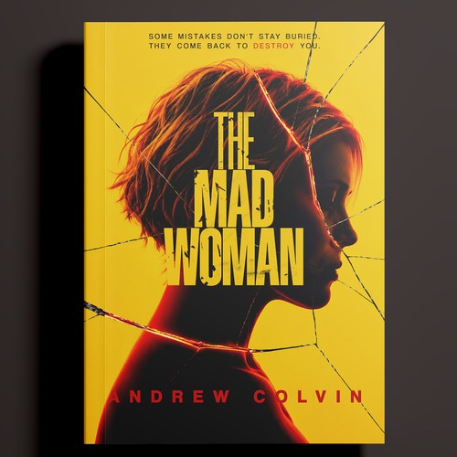 Thriller book cover with the title 'Book cover of the thriller'