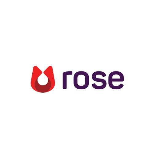 Rose design with the title 'Rose dating app'