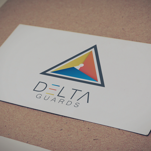 Delta logo with the title 'logo to highlight the need for Security and housekeeping as most essential to our quality living'