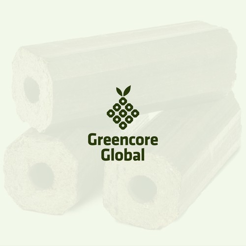 Manufacturing logo with the title 'Logo for briquettes manufacturer'