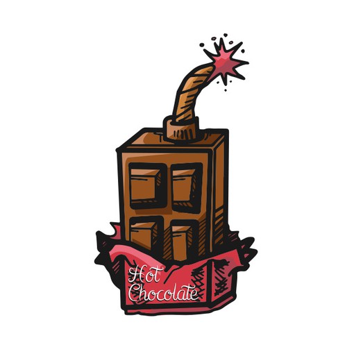 Bomb logo with the title 'CHOCOLATE BOMBS'