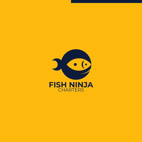 Charter logo with the title 'fishing charters'