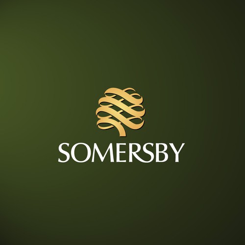 Ambigram logo with the title 'sommersby'