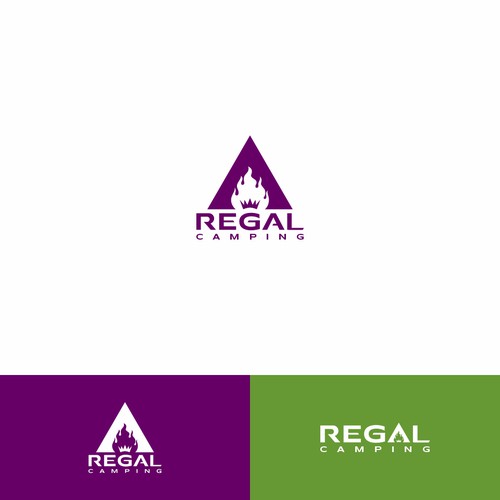 Camping logo with the title 'Logo for Camping Equipment Brand'