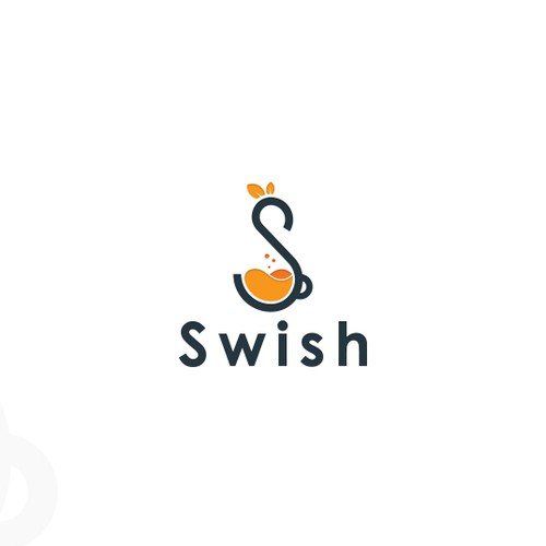 Organic food logo with the title 'Organic Letter Logo Design'