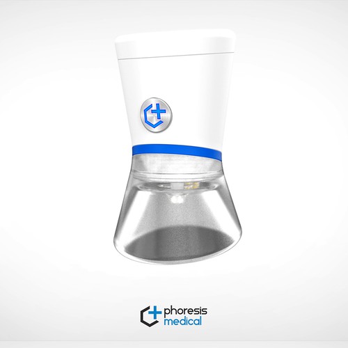 3-dimensional design with the title ' Device that dispenses eye drops'