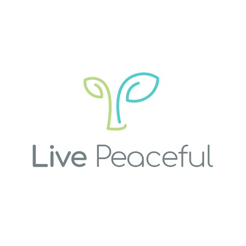 Peaceful logo with the title 'Creative Logo for Ecofriendly kitchen and baby product'