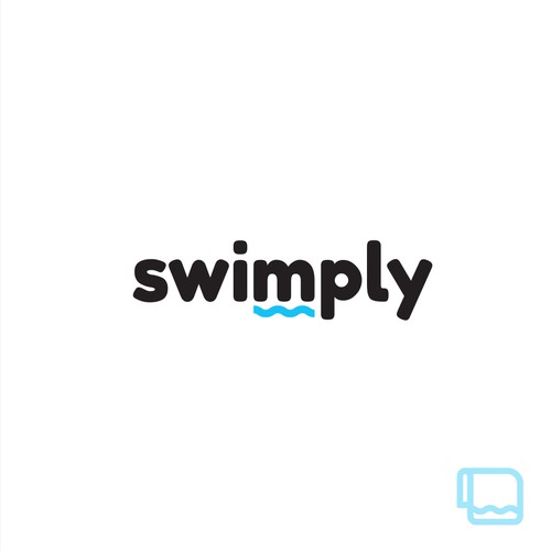 Airbnb design with the title 'Swimply Logo'