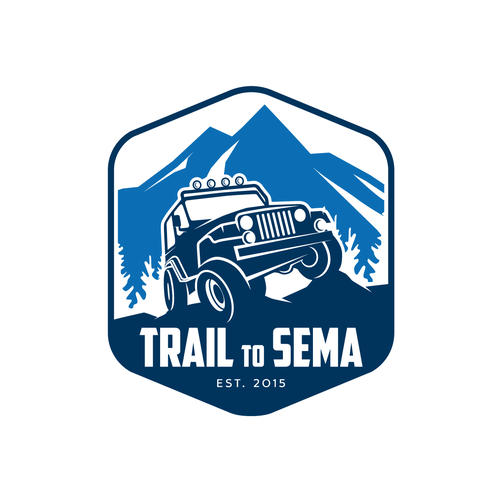 4x4 logo with the title 'Design a hip logo for an Off-Road Adventure road trip!'