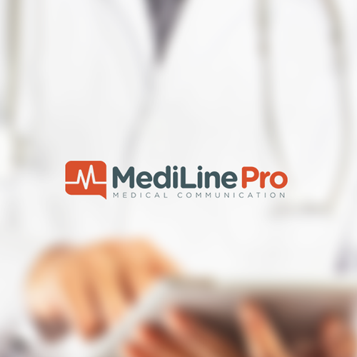 Medical logo with the title 'Mediline pro'