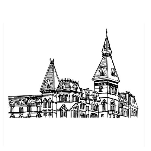 Building artwork with the title 'Phone Wallet Design'