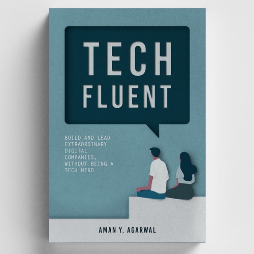 Technology book cover with the title 'Tech fluent'