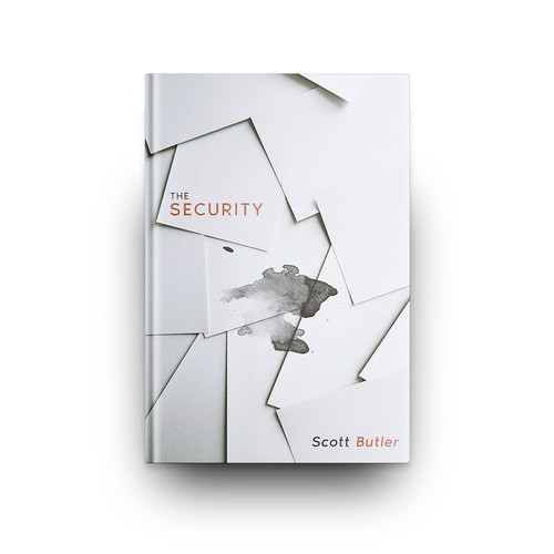 Thriller book cover with the title 'The Security'