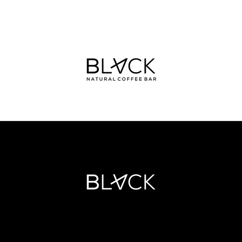 Coffee logo with the title 'Bold logo for Black'