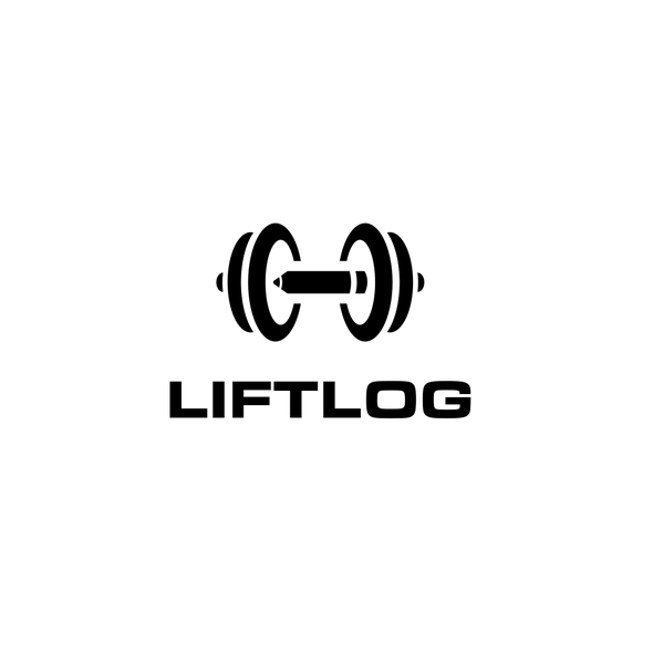 Log logo with the title 'Concept logo for LiftLog'