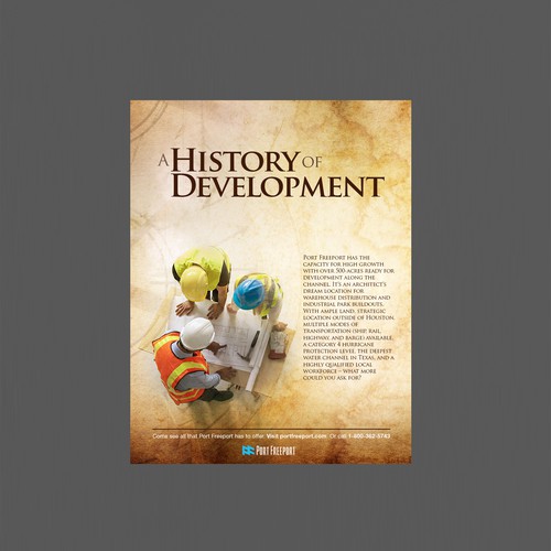 Advertising design with the title 'Full Page Magazine Ad Design '