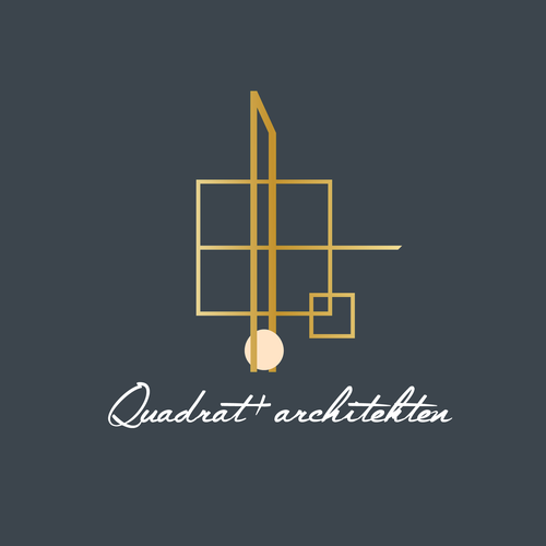 Art Nouveau logo with the title 'Elegant concept logo for architectural studio'