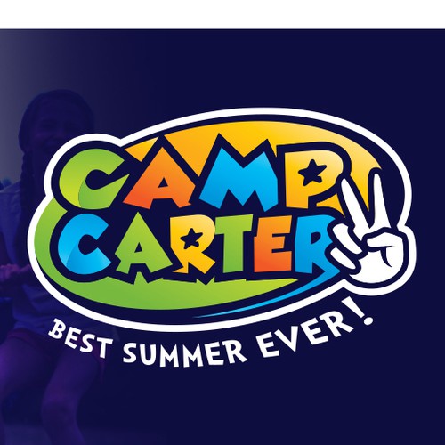Summer camp logo with the title 'Playful logo for After-Care Program'