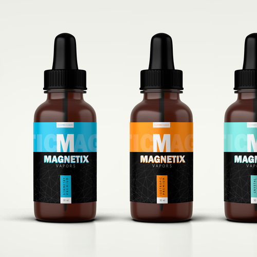 Design label with the title 'MAGNETIC'