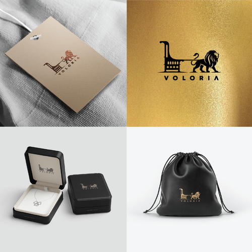 Chair design with the title 'Lion Logo'