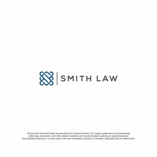 Law firm brand with the title 'Smith Law'