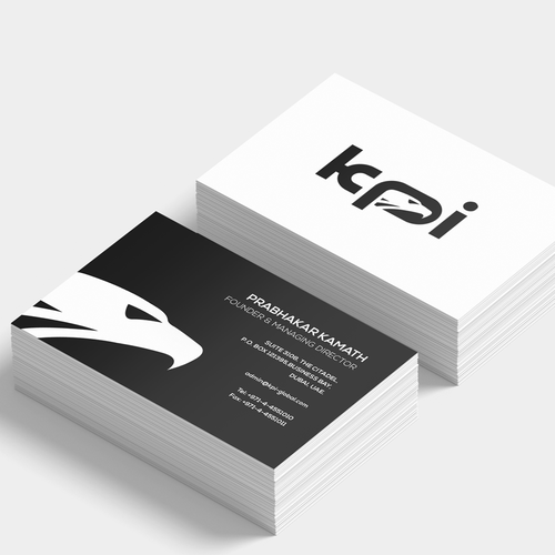 Black and white brand with the title 'KPI - Eagle'