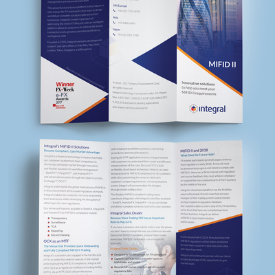 Branded Brochure for FX Services