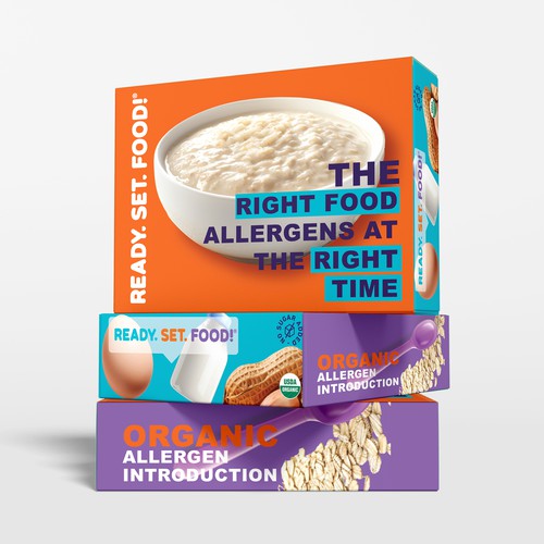 Milk packaging with the title 'Organic Puree- Baby Food'