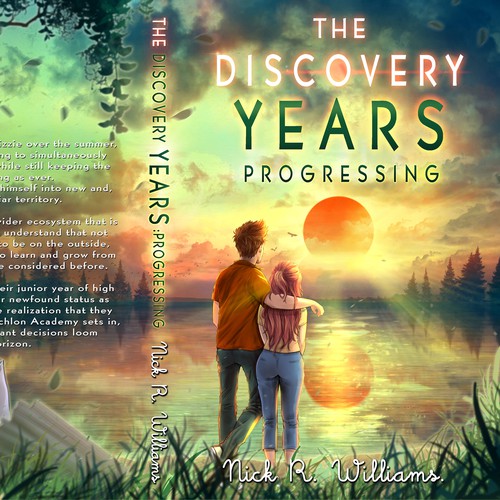 Art book cover with the title 'The Discovery Years: progressing '