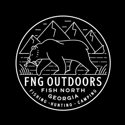 Bear logo with the title 'Outdoors Badge'