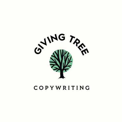 Friendly brand with the title 'Simple Logo for a Writer'
