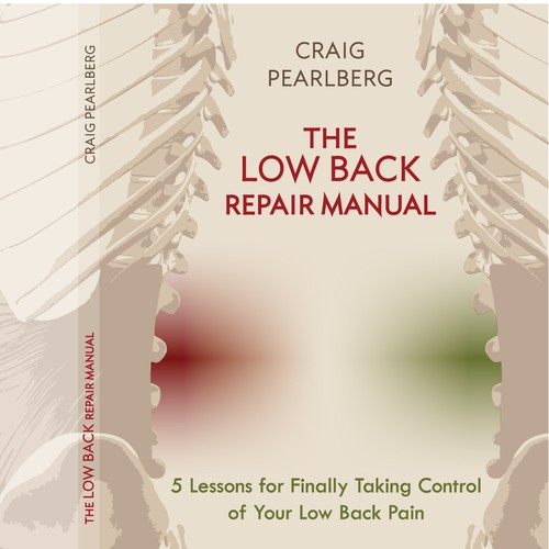 Medical book cover with the title 'Book cover design'