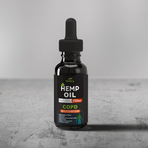 Branding label with the title 'Product Label'