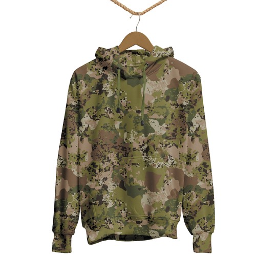 Camouflage design with the title 'camouflage pattern'