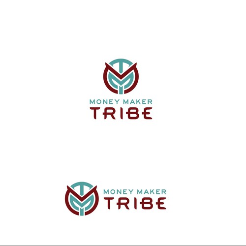 Tribal logo with the title 'logo design'