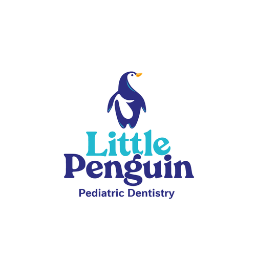 Penguin logo with the title 'Dentistry Logo'