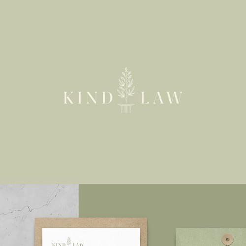 Law firm brand with the title 'Kind Law'