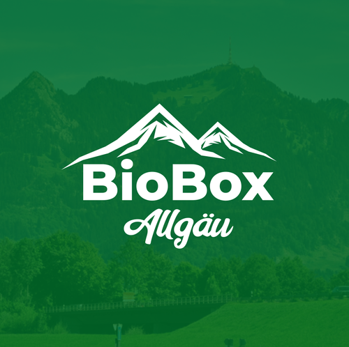 Mountain logo with the title 'Mountain Logo | Logo for organic delivery service Start Up'