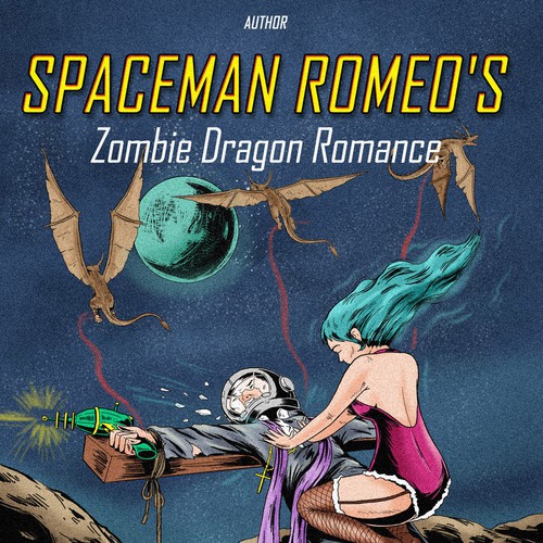 Pin-up girl artwork with the title 'Vintage comic style illustration'