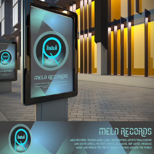 Techno design with the title 'you already feel the vibe'