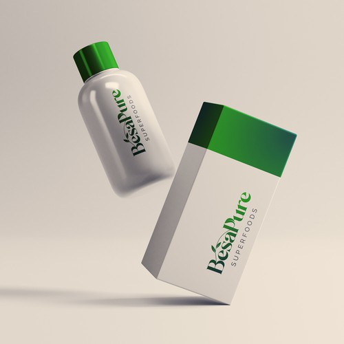 Herbal logo with the title 'BesaPure SuperFoods'