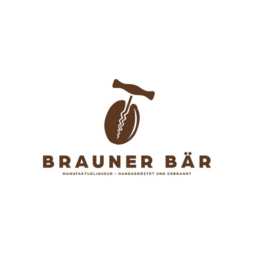 Bean logo with the title 'Brauner Bär'