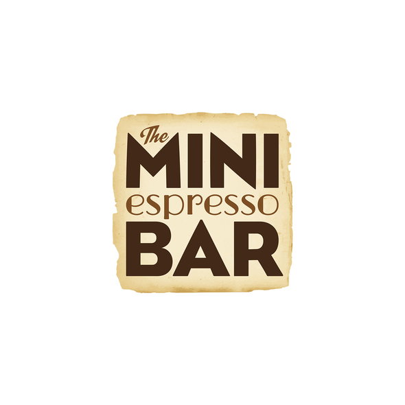 Mini logo with the title 'The Mini Espresso Bar'