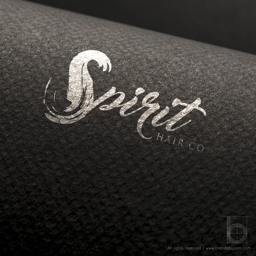 Spirit logo with the title 'Capturing hair, fashion and our Spirit name logo that says "wow thats cleaver"'
