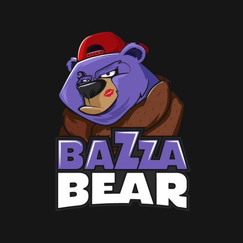 Bear logo with the title 'Logo for Bazza Bear'