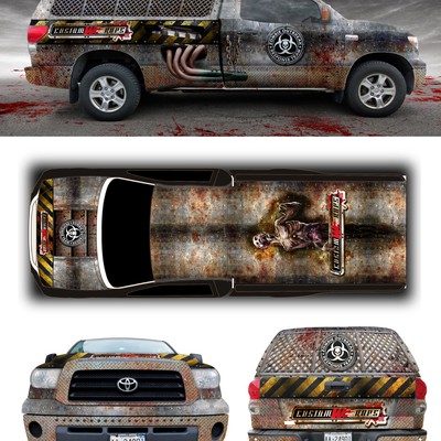 Design a Zombie Escape truck wrap