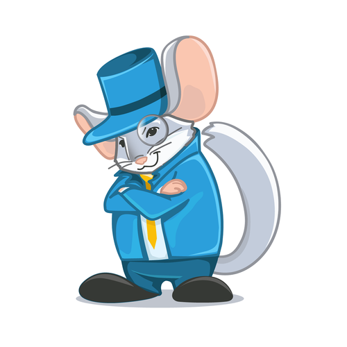 Suit design with the title 'chinchilla illustration'