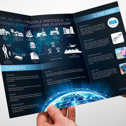 Connection design with the title 'Brochure Pipeline'