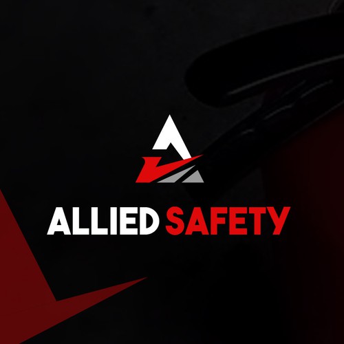 Iconic brand with the title 'Logo for allied safety'