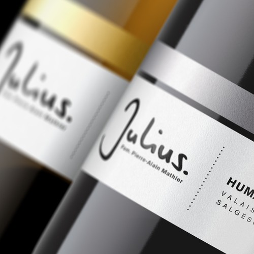 Foil design with the title 'Upgrading wine labels set'
